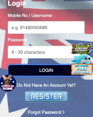 Kangaroo88 Casino Login